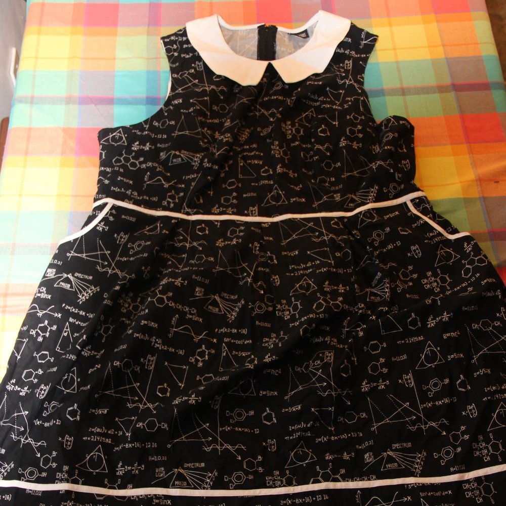 Retrolicious Sleeveless Black Dress 4X